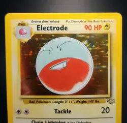 Electrode - 2/64 Jungle Unlimited Holo Rare Pokemon - NM - Image 2