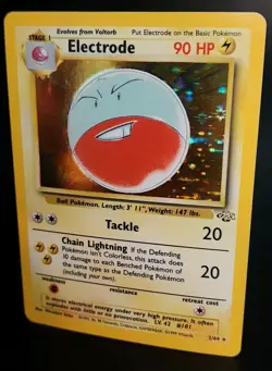 Electrode - 2/64 Jungle Unlimited Holo Rare Pokemon - NM - Image 4