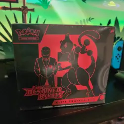 Auc#4 Pokemon TCG S & V Destined Rivals Elite Trainer Box ETB Sealed *Ships Fast - Image 1