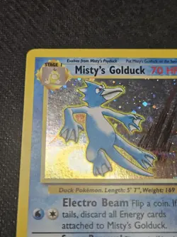 2000 Pokemon Gym Challenge #12 Misty's Golduck Holo MP - Image 2