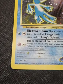 2000 Pokemon Gym Challenge #12 Misty's Golduck Holo MP - Image 5
