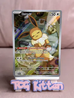Eevee SVP173 Black Star Promo Prismatic Evolutions ETB Pokemon TCGKITTEN - Image 1