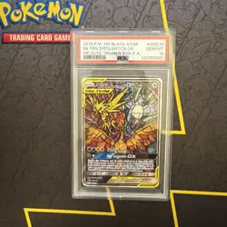 Moltres Zapdos & Articuno GX SM210 - PSA 10 - Pokemon TCG Promo - Image 1