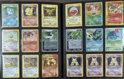Pokemon Vintage Card Collection Lot Binder 74x Holos, BS Blastoise, ex's, LC RH - Image 1