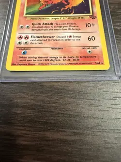Pokemon TCG Flareon Jungle 3/64 Holo Unlimited Holo Rare - Image 2