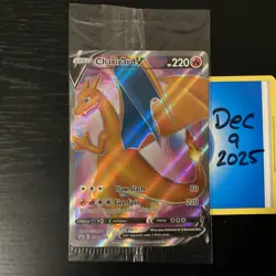 CHARIZARD V SWSH050 Black Star Promo - Champions Path ETB Pokemon TCG - SEALED - Image 1