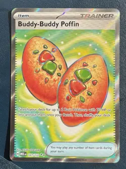 Buddy-Buddy Poffin Pokemon TCG Mega Evolutions 167/132 Illustration Rare (MINT) - Image 1