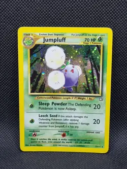 Pokemon Card - Jumpluff 7/111 Holo Rare WOTC - Neo Genesis Set LP - Free Post - Image 2