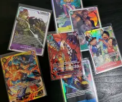 One Piece English Card Lot - Saint Marcus Mars Alt Art Red Text, Sabo Sec Rare - Image 1