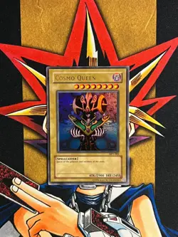 MP1-002 Cosmo Queen Ultra Rare McDonald's Promo LP Yugioh Card - Image 1