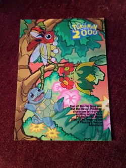 Squirtle Bellossom Ledyba Topps Pokemon The Movie 2000 Stick-On Animation Scenes - Image 1