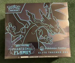✅ SEALED Phantasmal Flames Pokemon Center Exclusive Elite Trainer Box ETB - Image 1