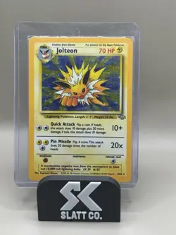 Pokemon TCG Jolteon Jungle 4/64 Holo Unlimited Holo Rare LP - Image 1