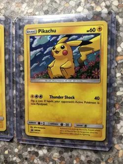 Pokemon TCG Pikachu SM206 Holo Black Star Promo Card Both Mint (2019) - Image 3