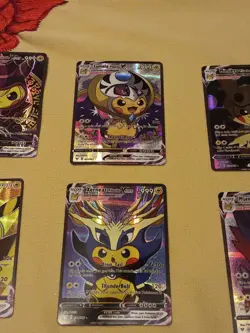 6Pikachu Pokemon Card Holo GX VSTAR VMAX GX EX Cosplay Art - Image 3