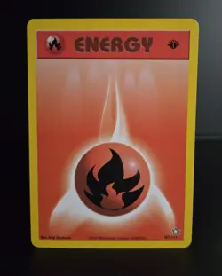 Pokemon TCG - FIRE ENERGY - 1ST EDITION - 107/111 - NEO GENESIS (2000) - LP/NM - Image 1