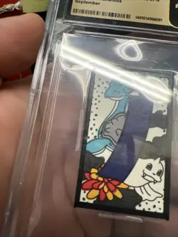 Pokemon Japanese Hanafuda Lapras & Dewgong CGC Pristine 10 Kanto September - Image 3