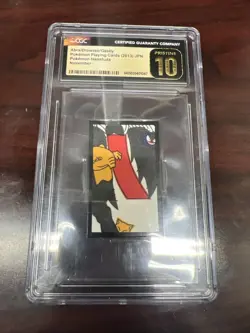 Pokemon Japanese Hanafuda Abra Drowzee Gastly CGC Pristine 10 Kanto November - Image 1
