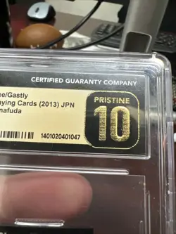 Pokemon Japanese Hanafuda Abra Drowzee Gastly CGC Pristine 10 Kanto November - Image 3
