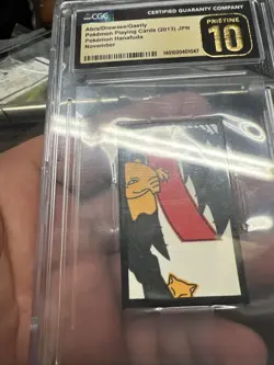 Pokemon Japanese Hanafuda Abra Drowzee Gastly CGC Pristine 10 Kanto November - Image 4