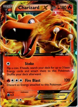 Charizard EX (11) Ultra Rare XY - Flashfire 11/106 NM - Pokemon TCG - Image 1