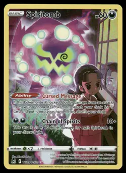 Pokemon Cards Spiritomb TG09/TG30 Lost Origin Trainer Gallery Holo NM - Image 1