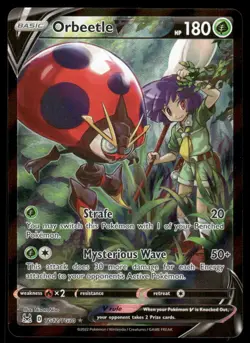 Pokemon Cards Orbeetle V TG12/TG30 Lost Origin Trainer Gallery Holo Rare V NM - Image 1