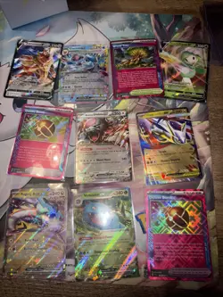 Bundle of 10 pokemon cards! (V,EX,ace Spec) - Image 1