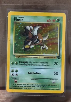 Pinsir 9/64 Rare Holo Jungle Vintage Pokemon Card TCG LP - Image 1