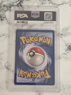 Pokemon TCG Gengar Fossil Holo Card 5/62 PSA Graded 7 - Image 2