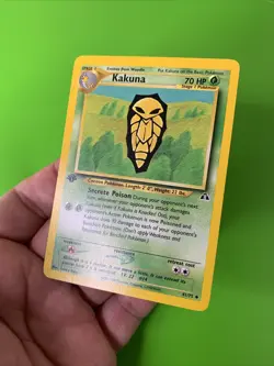 Kakuna 41/75 1st Edition Neo Discovery Pokemon Card LP+ - Image 3