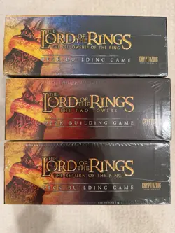 NEW LORD OF THE RINGS: Deck Building Game COMPLETE TRILOGY SEALED LOTR - Image 1