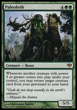 1x FOIL Paleoloth Conflux MtG Magic Green Rare 1 x1 Card Cards - Image 1