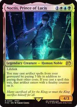 Noctis, Prince of Lucis FOIL - 0235 - Rare - Final Fantasy FIN MTG - Image 1
