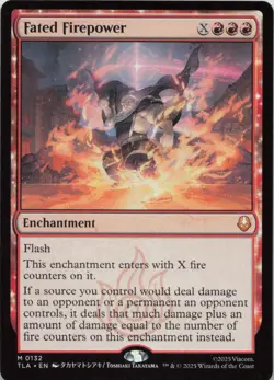 Fated Firepower M Avatar: The Last Airbender 132 NM MTG - Image 1