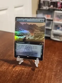 Tectonic Split, 0208, Extended Art Foil, Magic MTG Avatar NM - Image 1