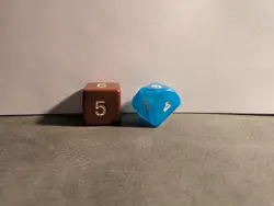 FINAL FANTASY D10 Die, Prerelease, Blue Crystal, Magic, MTG - Image 5