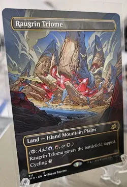 Magic The Gathering Ikoria IKO 2020 #311 Raugrin Triome FULL-ART SHOWCASE NM - Image 2
