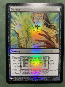 1x Duress - Magic The Gathering FNM Promo #10/12 Promo Foil MTG - Image 1