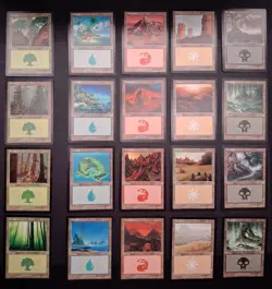 ONS, MM, INV, ODY, PORTAL-1 - Basic Land Sets MtG (one of each art) - Image 2