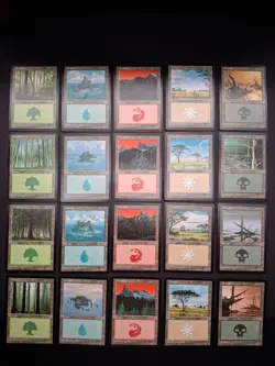 ONS, MM, INV, ODY, PORTAL-1 - Basic Land Sets MtG (one of each art) - Image 5
