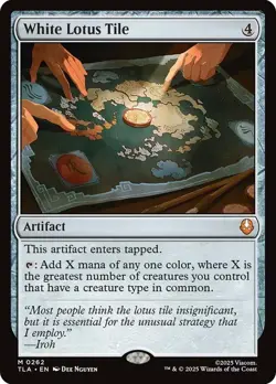 White Lotus Tile Avatar: The Last Airbender NM MTG - Image 1