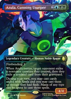 Azula, Cunning Usurper Foil Showcase Avatar: The Last Airbender NM MTG - Image 1