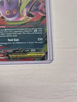 Pokemon TCG Mega Gengar EX 56/94 Phantasmal Flames Pack Fresh Sleeved Toploader - Image 3