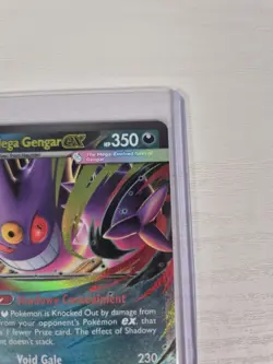 Pokemon TCG Mega Gengar EX 56/94 Phantasmal Flames Pack Fresh Sleeved Toploader - Image 4