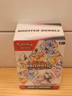 Pokemon TCG Scarlet & Violet Prismatic Evolutions 6 Pack Booster Bundle Sealed - Image 2