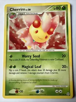 Pokemon TCG Cherrim Diamond & Pearl 45/130 Regular Uncommon Non Holo - LP - Image 1