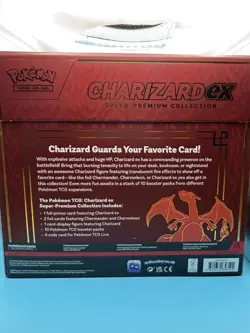 Pokemon TCG Charizard ex Super Premium Collection Box Sealed 10 Packs! US seller - Image 4