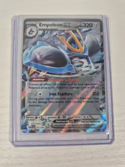 Empoleon Ex 070/094 Phantasmal Flames Pokemon TCG Near Mint Pack Fresh Toploader - Image 1