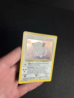 Pokemon TCG Clefairy 5/102 Base Set Holo Rare MP+ - Image 4